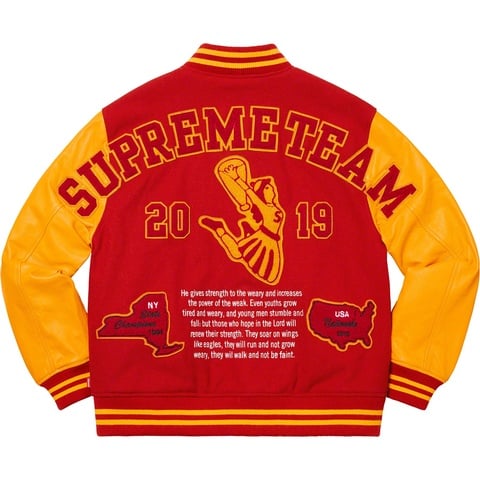 Team Varsity Jacket - fall/winter 2019 - Supreme