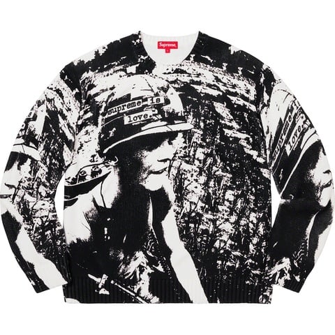 Supreme Supreme is Love Sweater - White