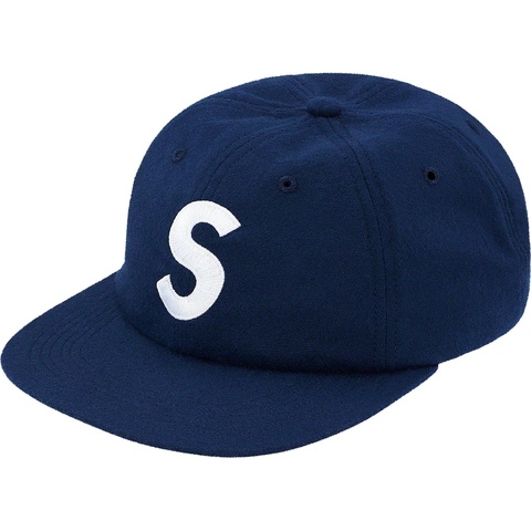 Supreme Wool S Logo 6-Panel - Navy