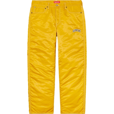 Supreme Supreme®/Levi's® Nylon Pant - Yellow
