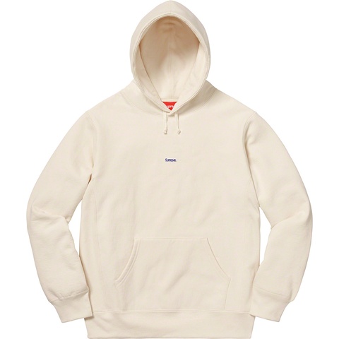 複数購入でお値引き！19FW シュプリーム Supreme Micro Logo Hooded Sweatshirt Micro Logo Hooded Sweatshirt - fall/winter 2019 - Supreme