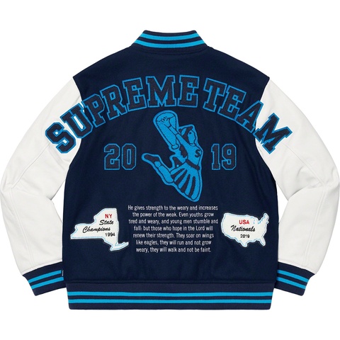 Team Varsity Jacket - fall/winter 2019 - Supreme