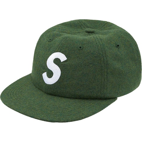 Supreme Wool S Logo 6-Panel - Green