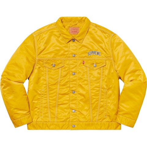 Supreme Supreme®/Levi's® Nylon Trucker Jacket - Yellow