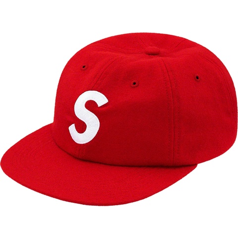 Supreme Wool S Logo 6-Panel - Red