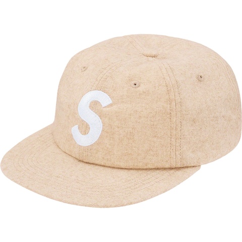 Supreme Wool S Logo 6-Panel - Natural