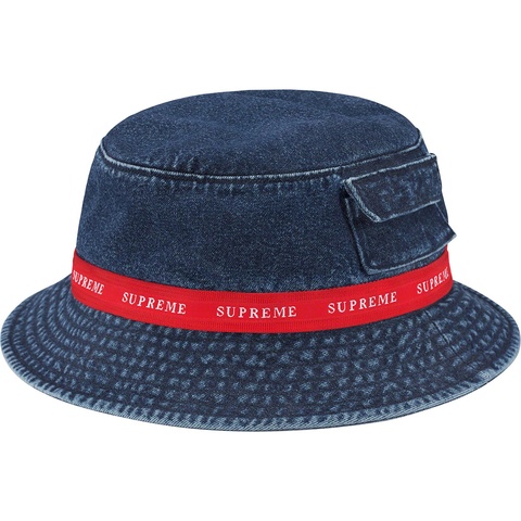 Supreme Jacquard Logo Taping Crusher - Denim