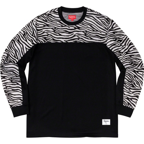 Supreme Zebra L/S Top - Black