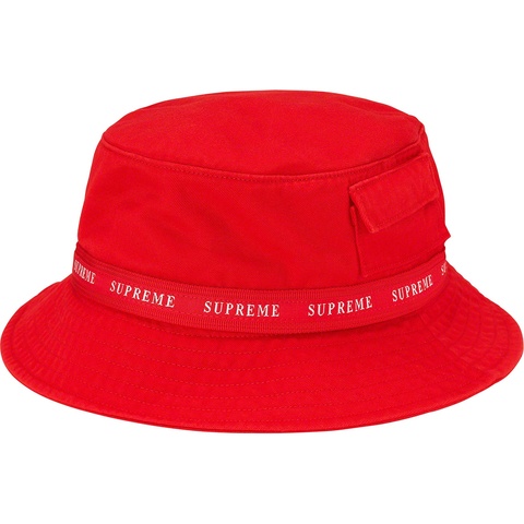 Supreme Jacquard Logo Taping Crusher - Red