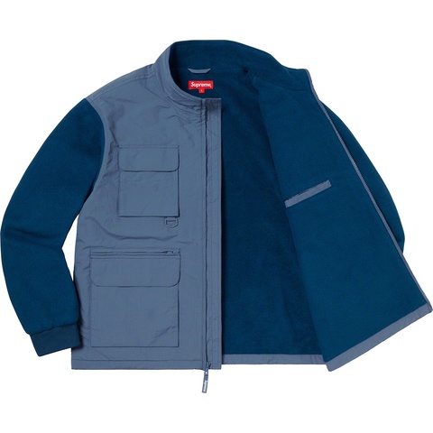 Supreme Upland Fleece Jacket - Light Blue