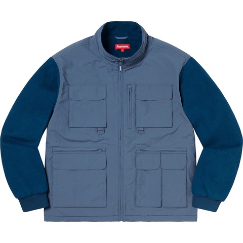 Supreme Upland Fleece Jacket - Light Blue