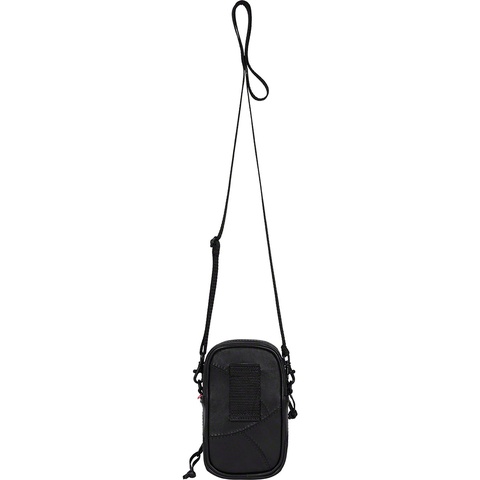 Supreme Patchwork Leather Small Shoulder Bag - Black