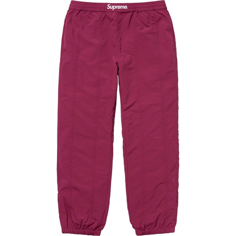 Supreme Paneled Warm Up Pant - Plum