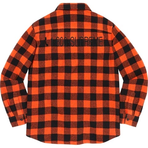 トップス Supreme 1-800 Buffalo Plaid Shirt XL 1-800 Buffalo Plaid Shirt - fall/winter 2019 - Supreme