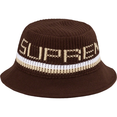 Supreme Knit Logo Crusher - Brown