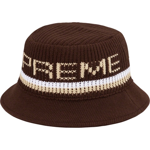 Supreme Knit Logo Crusher - Brown
