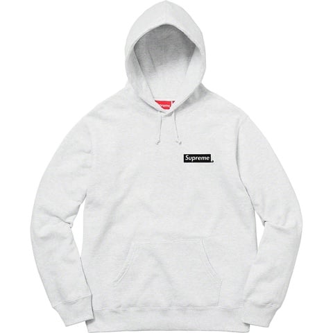 Supreme Stop Crying Hooded Sweatshirt - Ash Grey