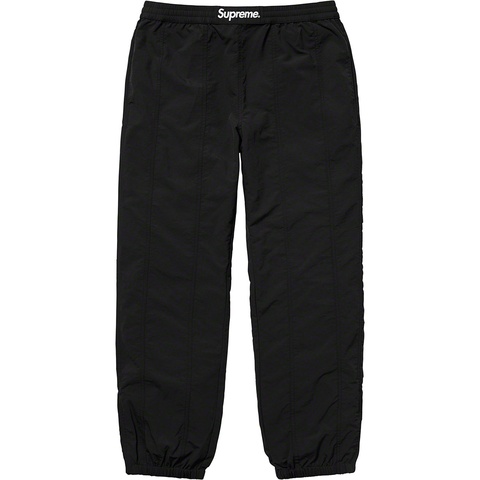 Supreme Paneled Warm Up Pant - Black