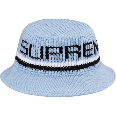 Supreme Knit Logo Crusher - Light Blue