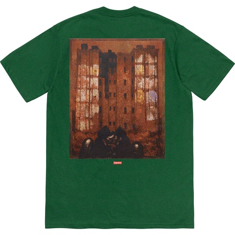 Supreme Martin Wong/Supreme Big Heat Tee - Dark Green