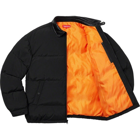 Leather Collar Puffy Jacket - fall/winter 2019 - Supreme
