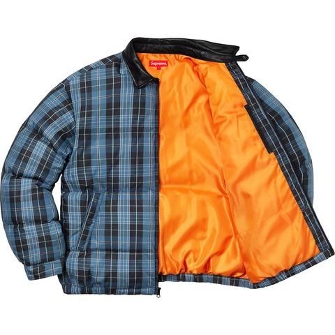 Leather Collar Puffy Jacket - fall/winter 2019 - Supreme