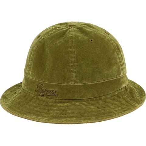 19AW Washed Velvet Bell Hat バケットハット　S/M Washed Velvet Bell Hat - fall/winter 2019 - Supreme