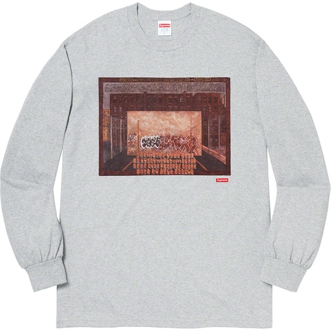 Supreme Martin Wong/Supreme Attorney Street L/S Tee - Heather Grey