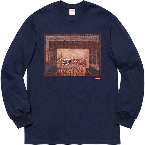 Supreme Martin Wong/Supreme Attorney Street L/S Tee - Navy