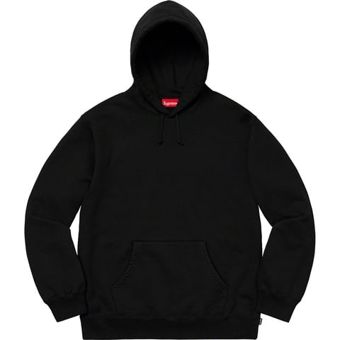 Supreme Rhinestone Script Hooded Sweatshirt - Black