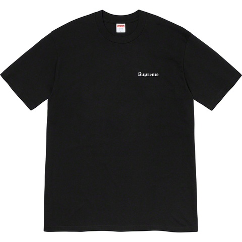Supreme Martin Wong/Supreme Big Heat Tee - Black