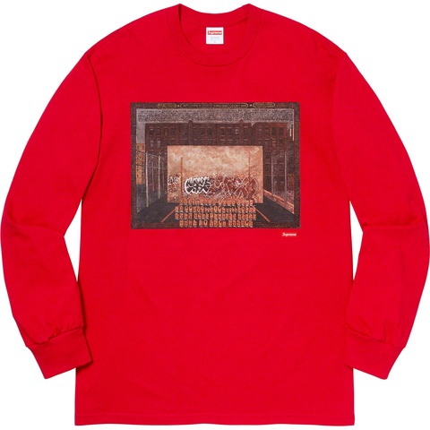 Supreme Martin Wong/Supreme Attorney Street L/S Tee - Red