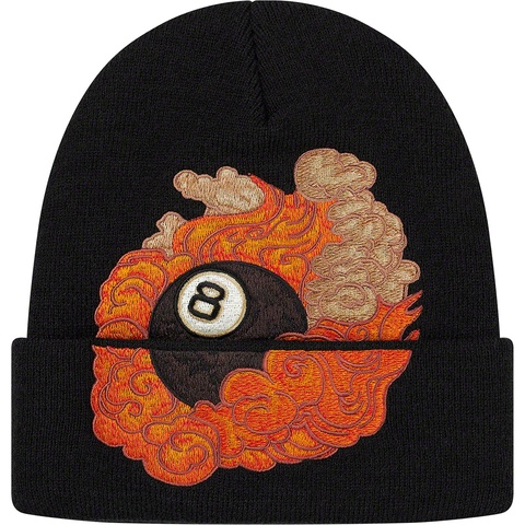 Supreme Martin Wong/Supreme 8-Ball Beanie - Black