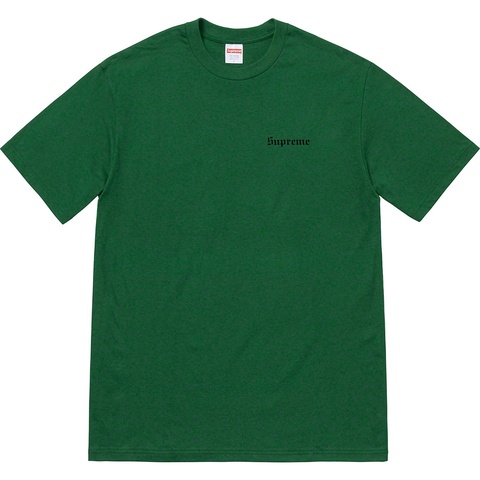Supreme Martin Wong/Supreme Big Heat Tee - Dark Green