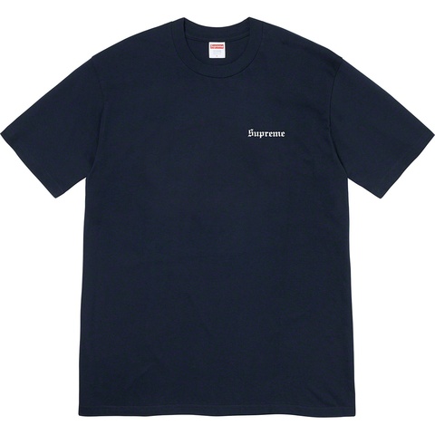 Supreme Martin Wong/Supreme Big Heat Tee - Navy