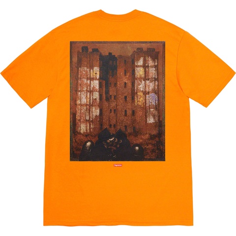 Supreme Martin Wong/Supreme Big Heat Tee - Bright Orange