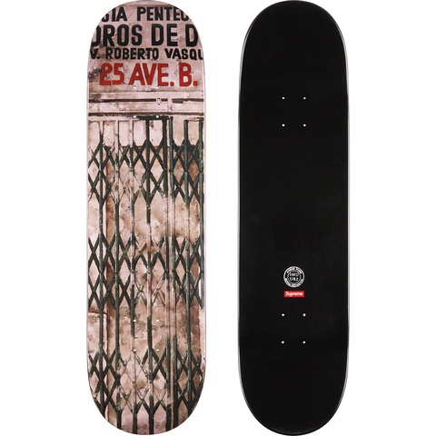 Supreme Martin Wong/Supreme Iglesia Pentecostal Skateboard - Multicolor - 8.25" x 32"