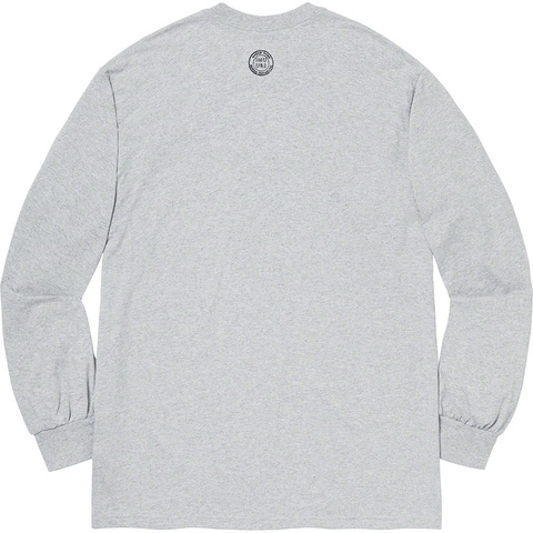 Supreme Martin Wong/Supreme Attorney Street L/S Tee - Heather Grey