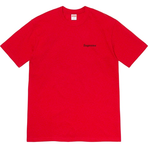 Supreme Martin Wong/Supreme Big Heat Tee - Red