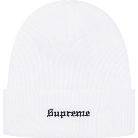 Supreme Martin Wong/Supreme 8-Ball Beanie - White