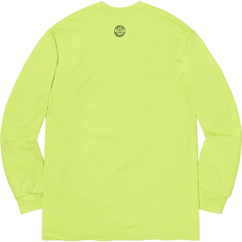 Supreme Martin Wong/Supreme Attorney Street L/S Tee - Neon Green