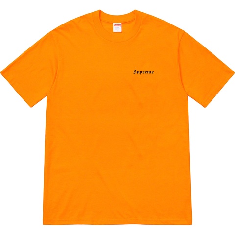 Supreme Martin Wong/Supreme Big Heat Tee - Bright Orange