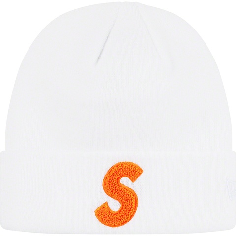 Supreme New Era® S Logo Beanie - White