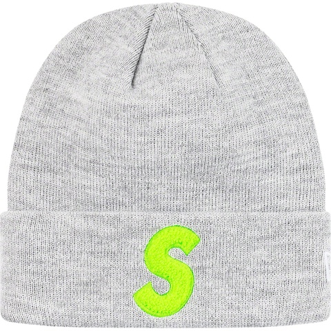 Supreme New Era® S Logo Beanie - Heather Grey