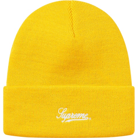 Supreme NY Patch Beanie - Yellow