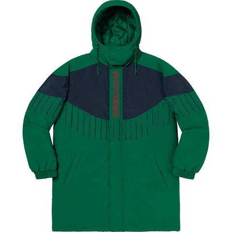 ジャケット・アウター Supreme Pinstripe Panel Sports Parka S Pinstripe Panel Sports Parka - fall/winter 2019 - Supreme