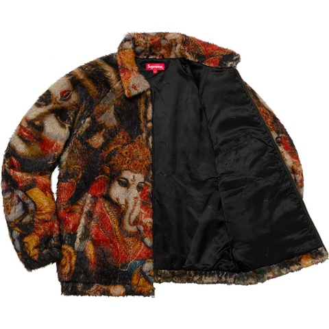 Supreme Ganesh Faux Fur Jacket - Black