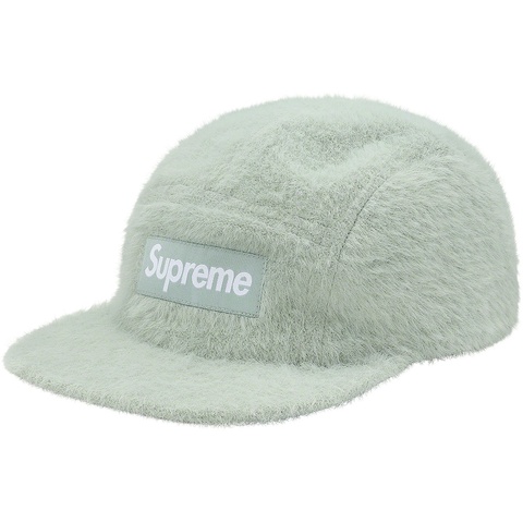 Supreme Faux Fur Camp Cap - Light Blue