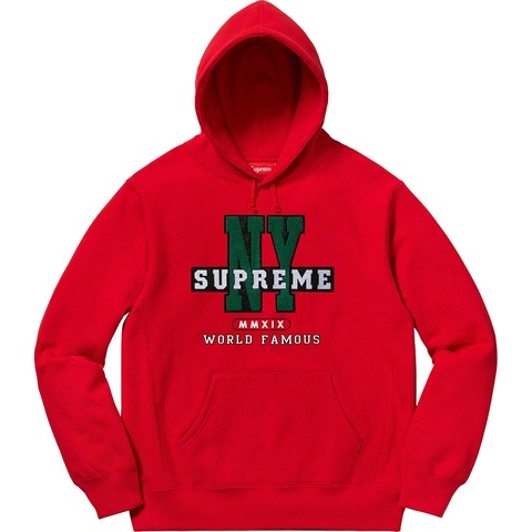 Supreme NY Hooded Sweatshirt - Red