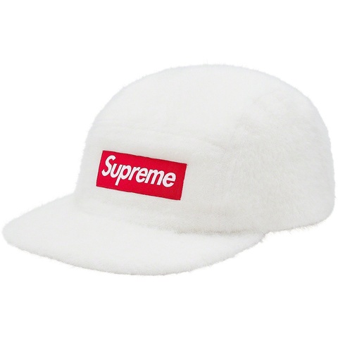 Supreme Faux Fur Camp Cap - White